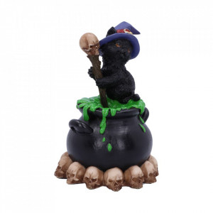 Statueta cu led Pisicuta Vrajitoare Spook 12 cm - Img 5