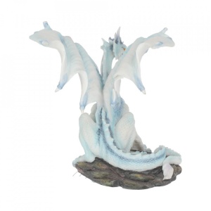 Statueta dragon alb Draconis 19cm - Img 5