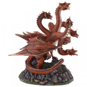 Statueta dragon cu sapte capete Apokalyps 35cm - Img 7