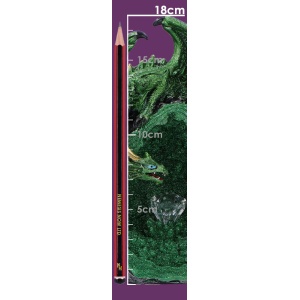 Statueta Dragon decorativ cu LED Emerald Overseer 18 cm - Gardianul Cristalului de Smarald - Img 8