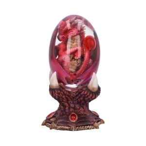 Statueta dragon Elemental Dragonling - Foc 12 cm - Img 1