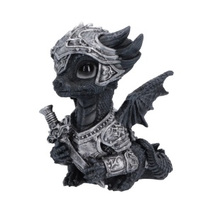Statueta Dragon Sir Sword Flame – decor fantasy collector - Img 2