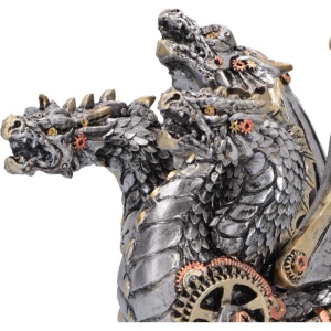Statueta dragon steampunk Cogwork Trinity 15.4cm - Img 5