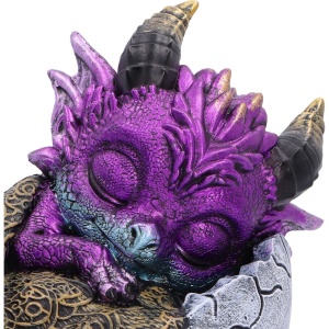 Statueta dragon violet Shellbound Slumber 9.5 cm - Img 2