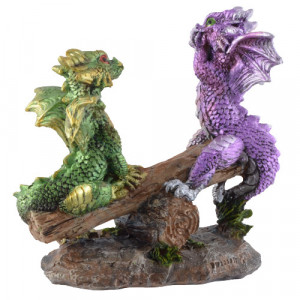 Statueta Dragonei pe balansoar 15 cm - Img 4