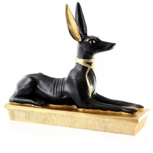 Statueta egipteana Anubis 20 cm - Img 3