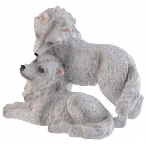 Statueta Lupi arctici - Iubire 14 cm - Img 3