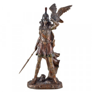 Statueta mitologica Zeita Atena 20cm - Img 1