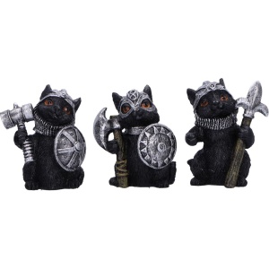 Statueta Pisicuta Neagra Cat Crusaders 5.5 cm - Img 6
