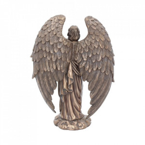 Statueta rasina si bronz Arhanghelul Metatron 26 cm - Img 4