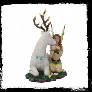 Statueta zana cu cerb Adoration 23.5 cm - Img 2