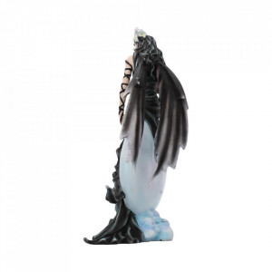 Statueta zana si corb Cer intunecat 28 cm Nene Thomas - Img 2