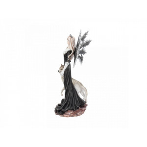 Statueta zana si lup Aura Neagra 24 cm - Img 2