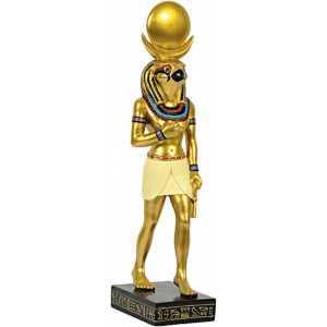 Statueta zeul egiptean Horus Auriu 21 cm