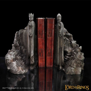 Suport lateral de carti- book end, licenta Stapanul Inelelor, Portile din Argonath, 19 cm - Img 7