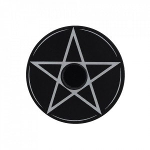 Suport lumanari pentru ritualuri Pentagrama - Img 1