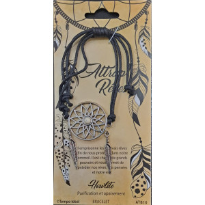 Bratara ajustabila Gardienii Viselor - Dreamcatcher cu Howlit, talisman pentru Calm - Img 2
