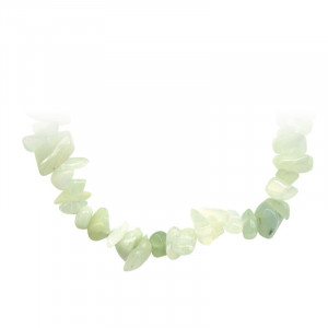 Bratara elastica din bucatele de piatra semipretioasa Serpentin, talisman pentru Protectie 17 cm