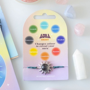 Bratara reglabila cu snur si charm Aura Energy - Img 5