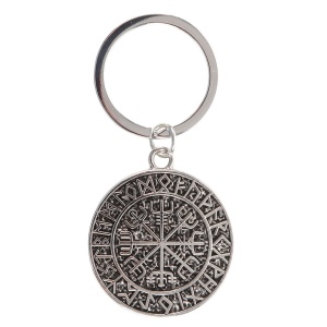 Breloc din aliaj busola vikinga Vegvisir - Img 2