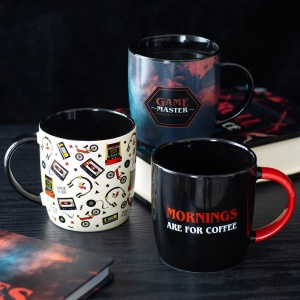 Cana ceramica Mornings Are For Coffee, capacitate 350 ml - Img 4