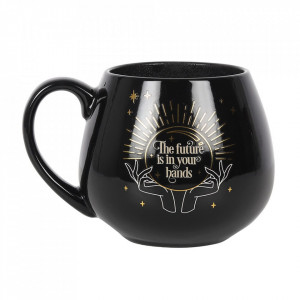 Cana ceramica termosensibila Fortune Teller 9.5 cm, capacitate 500 ml