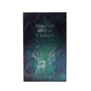 Carti de Tarot Shuttle Mirror cu brosura, 78 carti holografice - fantasy si efect oglinda - Img 2