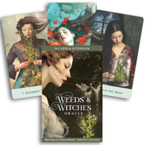 Carti Oracol Weeds & Witches – vrajitoare, plante magice si folclor, 50 carti + ghid