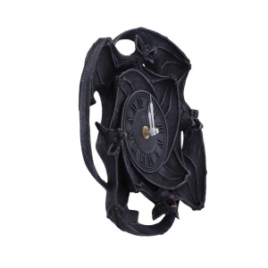 Ceas de perete gotic cu lilieci Creaturile Noptii 23 cm - Img 4