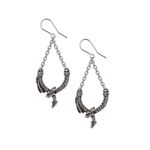 Cercei gotici dragoni Alchemy England - Dragon's Lure Danglers
