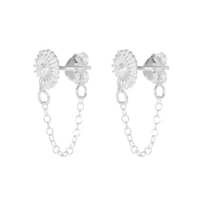 Cercei lantisor din argint Scoica 6mm