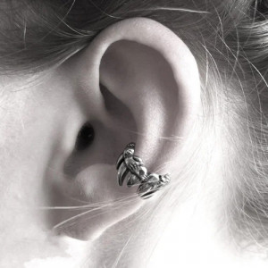 Cercel otel inoxidabil earcuff Colti 9mm - Img 1