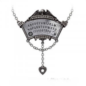 Colier gotic cu lantisor Alchemy England - Placa de Spiritism a lui Crowley