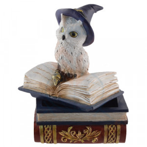 Cutie bijuterii bufnita Witch snow owl 11cm - Img 5