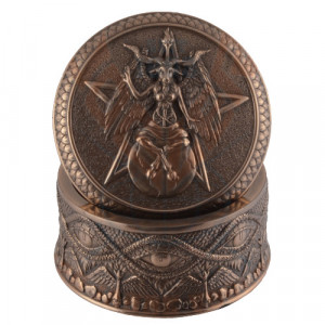 Cutie de bijuterii Baphomet 10 cm - Img 4