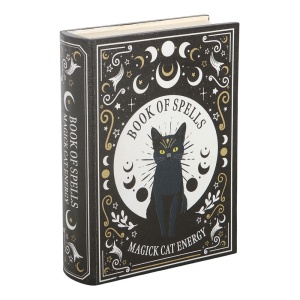 Cutie decorativa in forma de carte Book of Spells - Black Cat Magick - Img 2