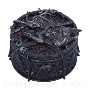 Cutie pentru bijuterii Hoard of the Baphomet – decor gotic fantasy ( 11 cm ) - Img 2