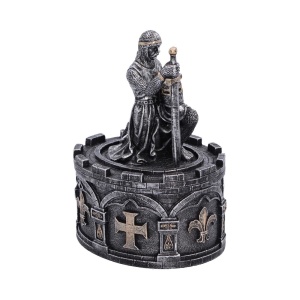 Cutie pentru bijuterii The Pledge – decor medieval ( 11.5 cm) - Img 2
