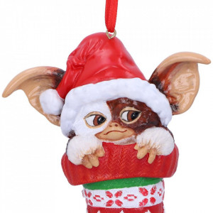 Decoratiune cu agatatoare Gremlins - Gizmo In Ciorap 12 cm - Img 3