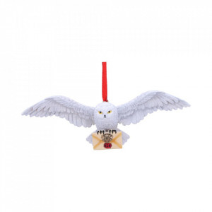 Decoratiune cu agatatoare Harry Potter - Hedwig 13cm - Img 2