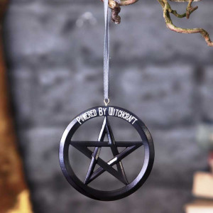 Decoratiune cu agatatoare pentagrama Powered by Witchcraft 7 cm - Img 6