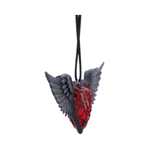 Decoratiune suspendata Black Winged Heart - House of Obscura - Img 3