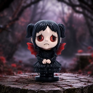 Figurina de colectie zana gotica Mortina 8,3 cm - Spirit Fairies - Img 7