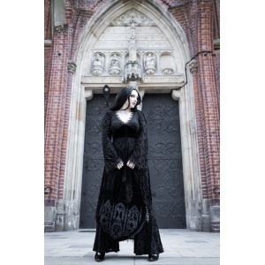 Geanta gotica Gothic Cathedral Velouria din catifea - Restyle - Img 2