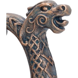 Halba finisaj bronz Viking Valhalla,11.7 cm, cupa din inox - Img 6
