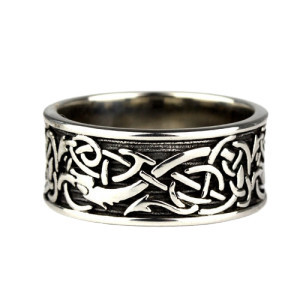Inel otel inoxidabil Celtic Design 1cm - Img 1