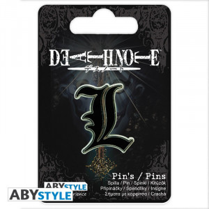 Insigna licenta Death Note - Simbolul lui "L" 3cm - Img 3