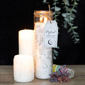 Lumanare magica cu parfum de salvie alba Mystical - Img 3