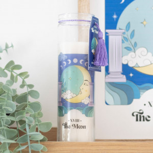 Lumanare magica parfumata The Moon - Celestial Dreams (aroma violete) - Img 2