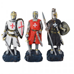Magnet frigider Cavaler Templier 8cm - Img 3
